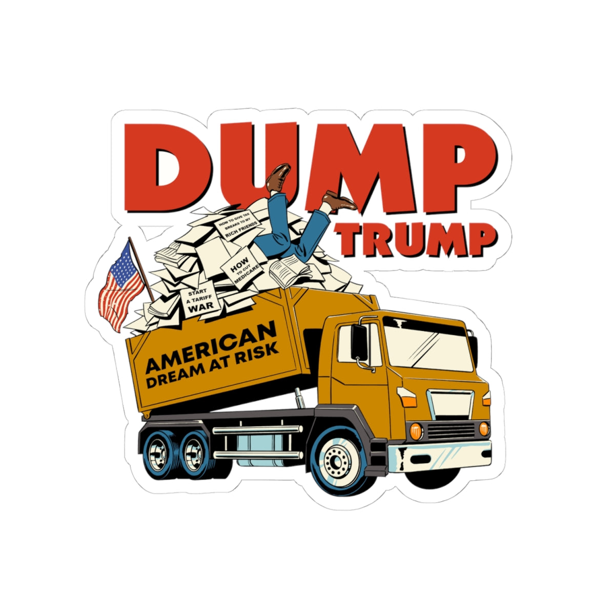 Sticker Dump Trump