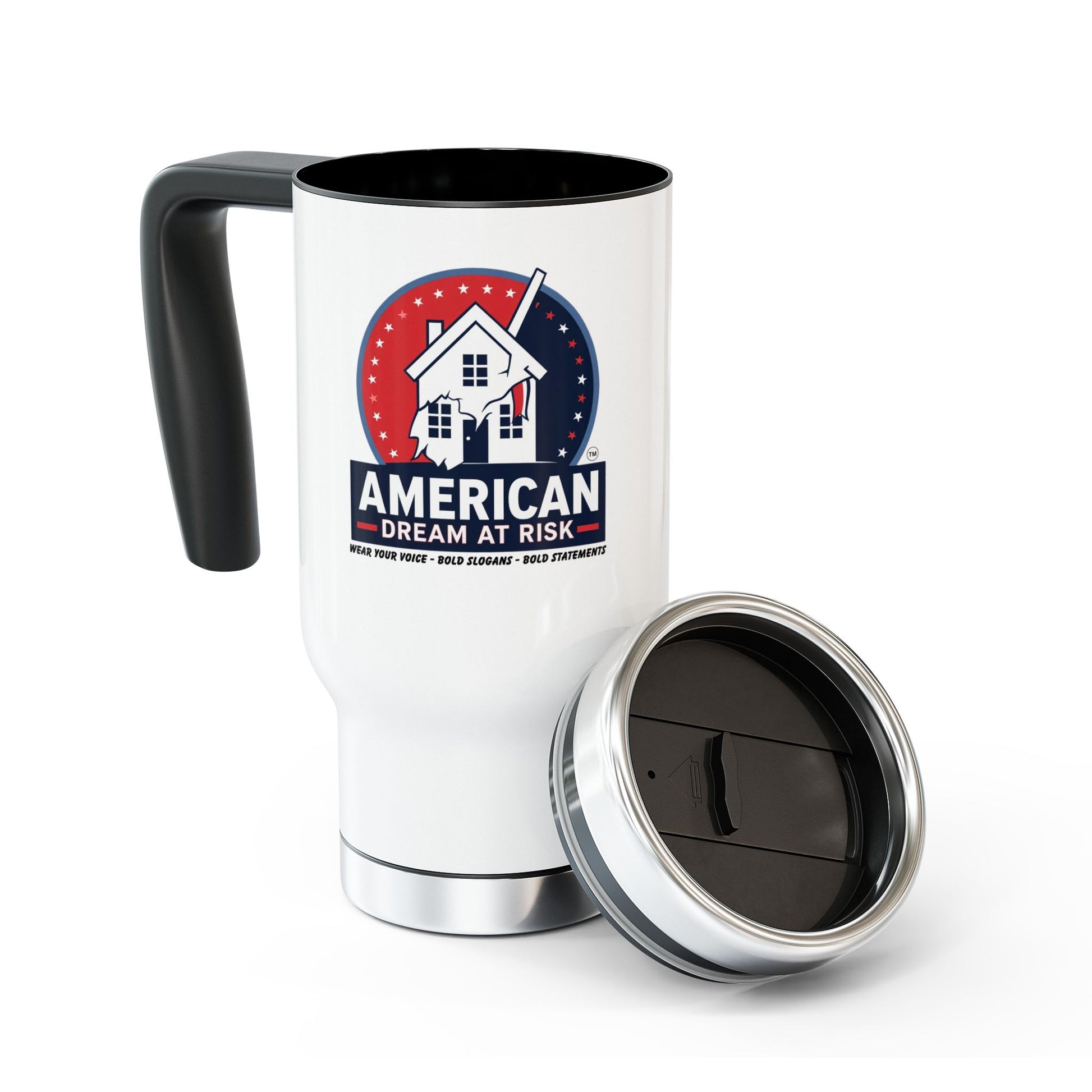 Travel Mug American Dream at Risk