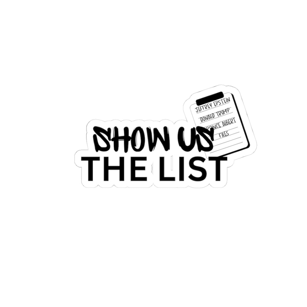 Sticker Show Us The List
